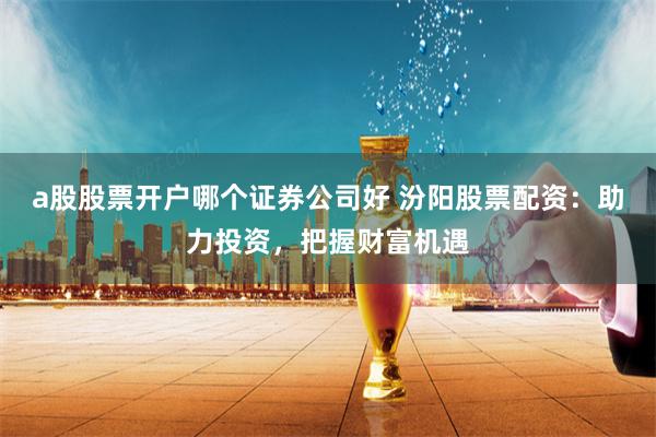 a股股票开户哪个证券公司好 汾阳股票配资：助力投资，把握财富机遇