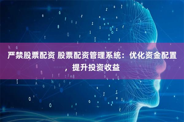 严禁股票配资 股票配资管理系统：优化资金配置，提升投资收益