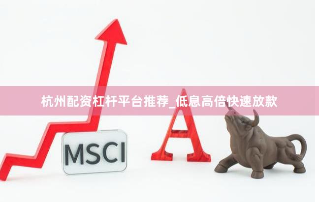 杭州配资杠杆平台推荐_低息高倍快速放款